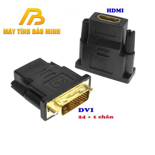 Đầu Chuyển DVI (24+1) Đực Sang HDMI Cái Ugreen 20124 - Hàng Chính Hãng