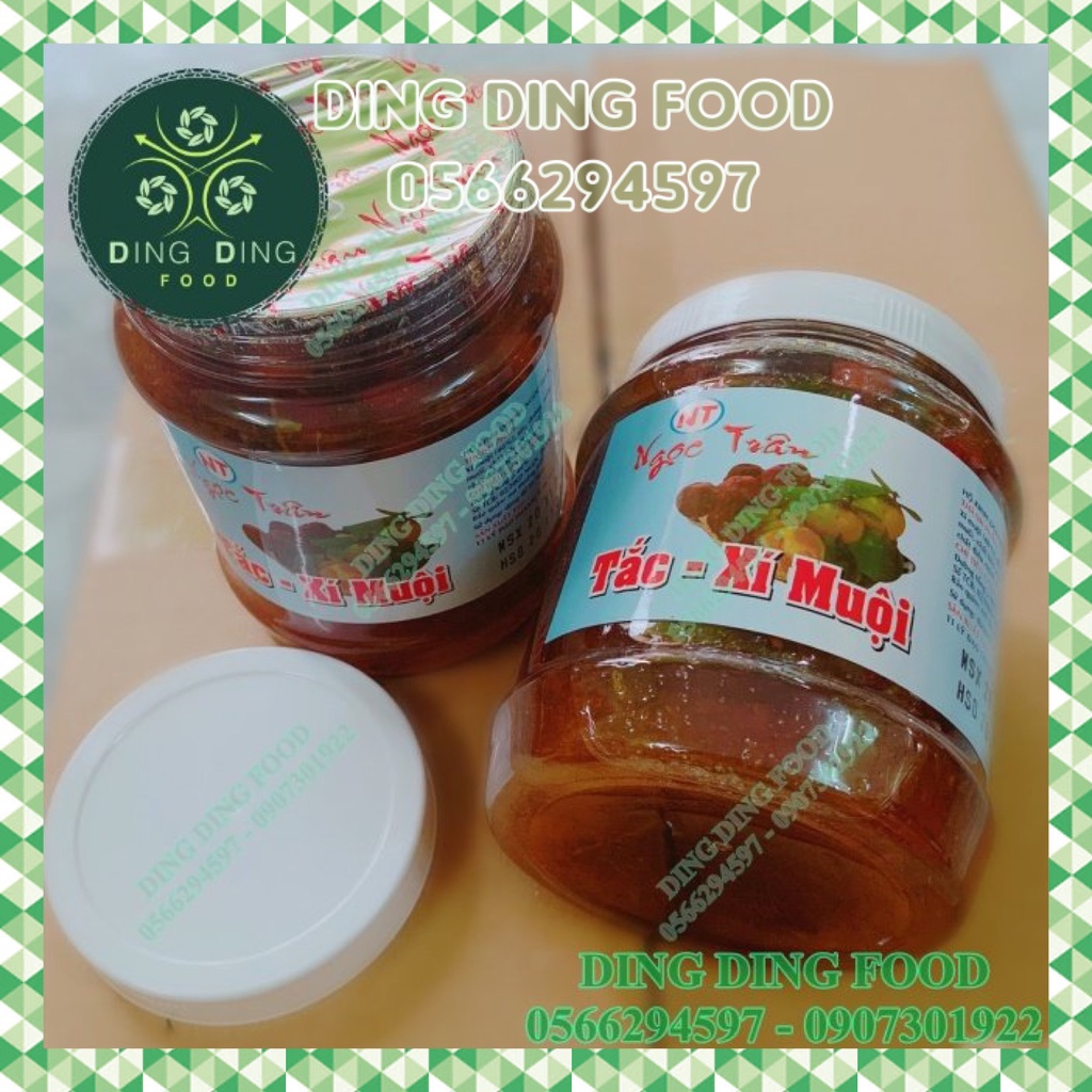 Date 2024 - Tắc Xí Muội Ngọc Trân , Nguyên Liệu Pha Chế, Mứt Trái Cây, Ăn Vặt Siêu Ngon, DING DING FOOD