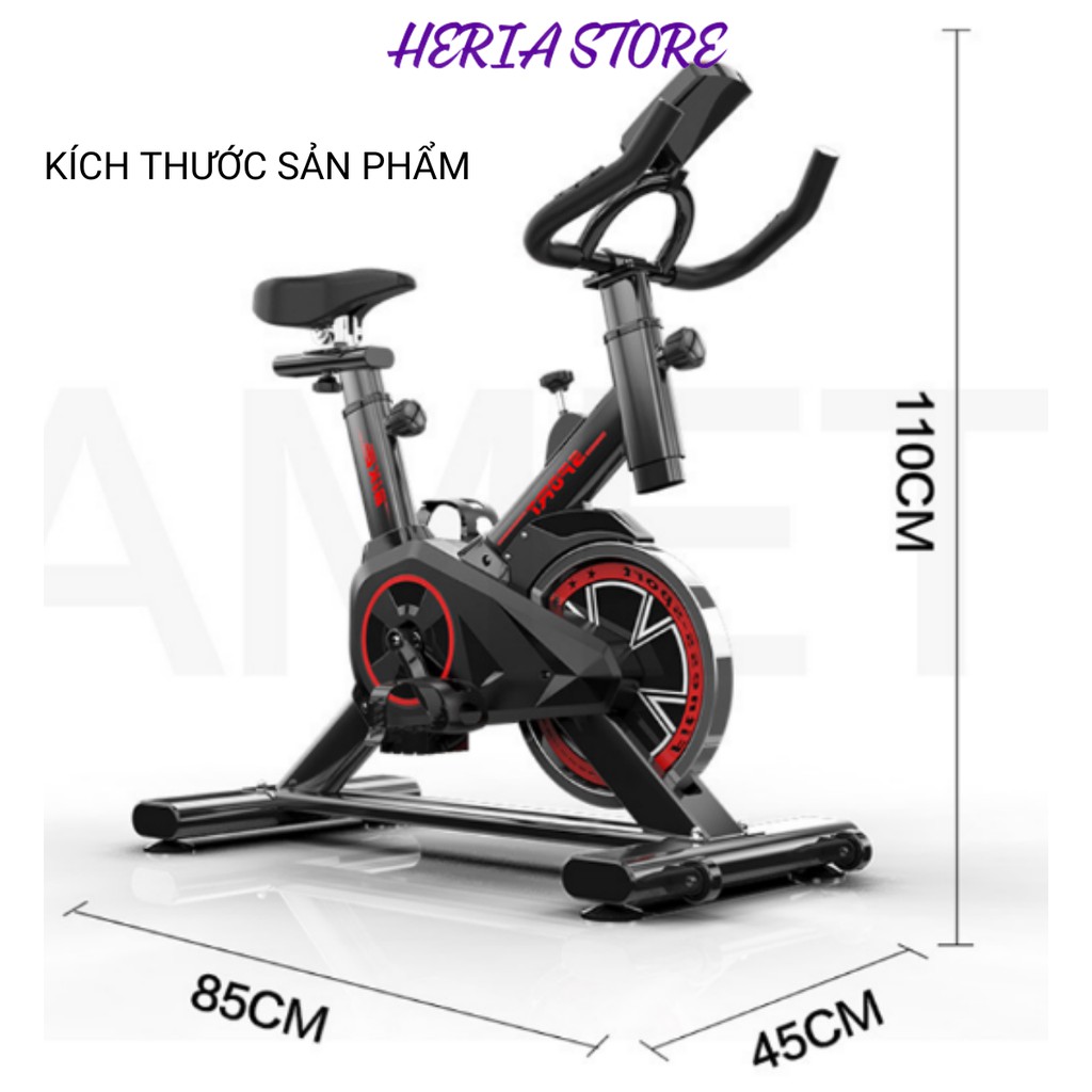 Xe đạp tập thể dục tại nhà cao cấp Spinning Bike X7, xe đạp thể thao Gym bảo hành 24 tháng Heria Store