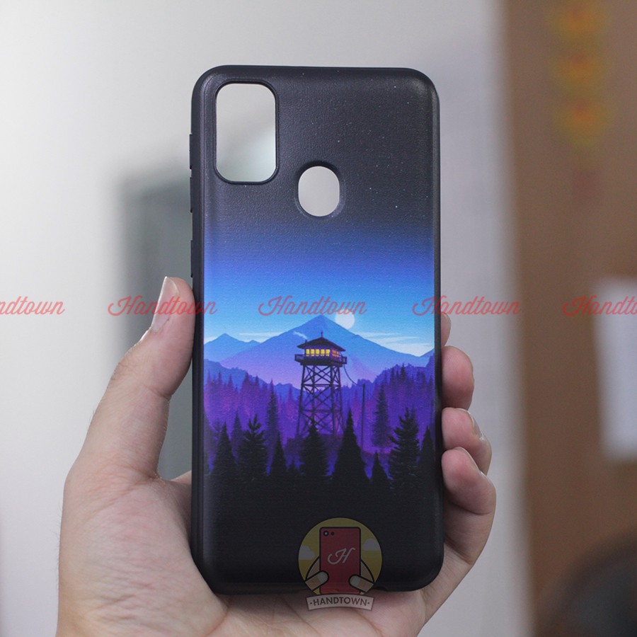 Ốp lưng Samsung Galaxy M30s dẻo đen in hình