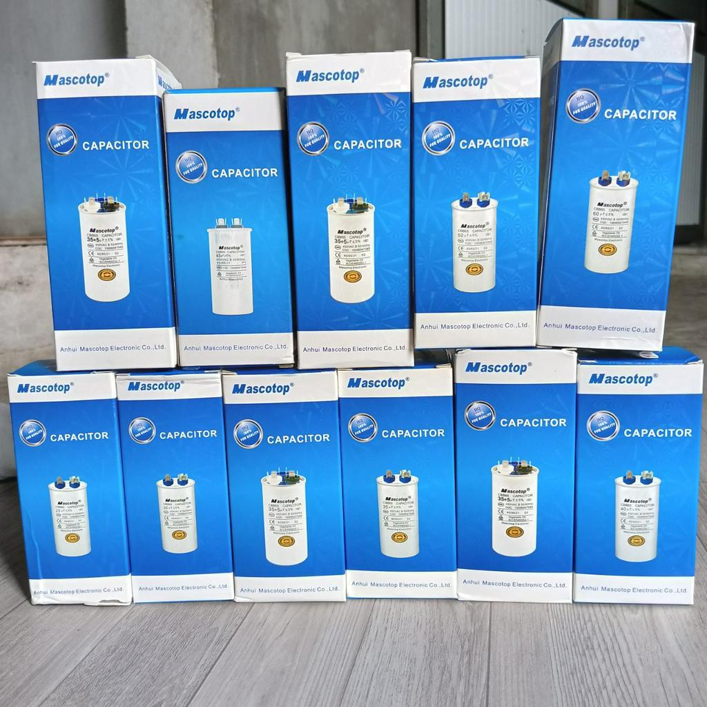 Tụ điều hòa - Tụ máy lạnh của Mascotop  2 chân và 3 chân
