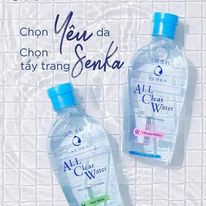 Nước tẩy trang dưỡng trắng Senka All Clear Water Micellar Formula 230ml Nhật Bản