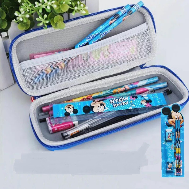 Túi Đựng Bút 8MZG Sức Chứa Lớn In Hình Spiderman Captain America