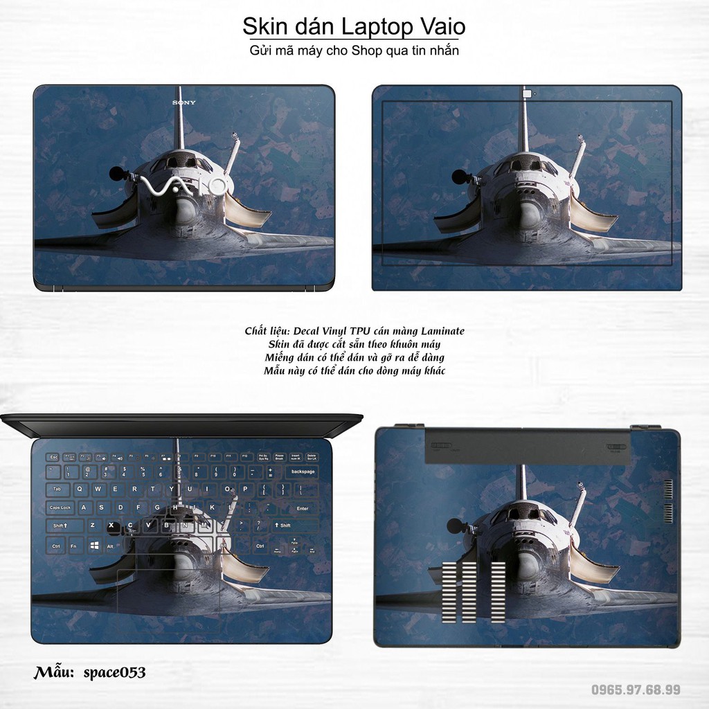 Skin dán Laptop Sony Vaio in hình không gian _nhiều mẫu 9 (inbox mã máy cho Shop)