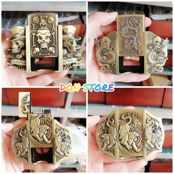 Đầu Khóa Thắt Lưng Nam Phong Cách ZIPPO Siêu Chất Mẫu Mới 2020