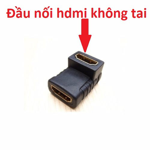 Đầu nối HDMI đổi góc 90 độ 2 đầu âm -dc770