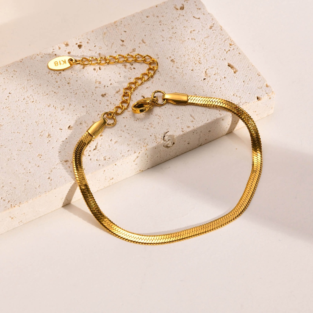 Vnox Vòng Tay Mạ Vàng 18K Thiết Kế Độc Đáo Cho Nữ