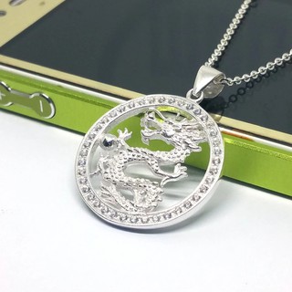 Mặt Dây Chuyền Nam Bạc Hiểu Minh MDN009 Hình Rồng Bảo Hành Vĩnh Viễn