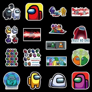10 Sticker dán Amongus cắt sẵn