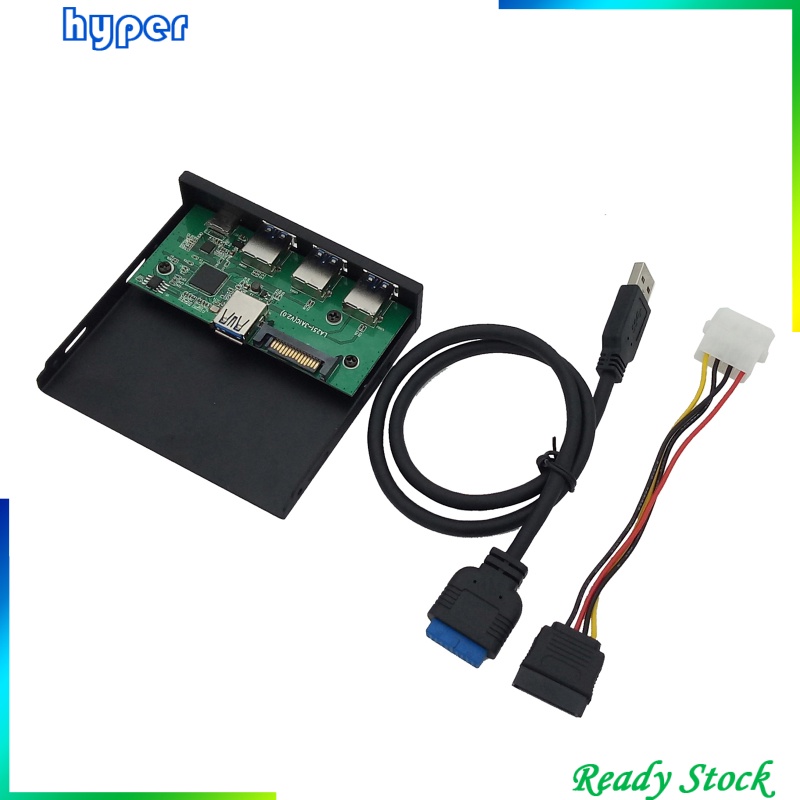 USB 3.0 3.5&quot; 4-Port Interface Hub Front Panel Hub Expansion Board Card 6Gbps