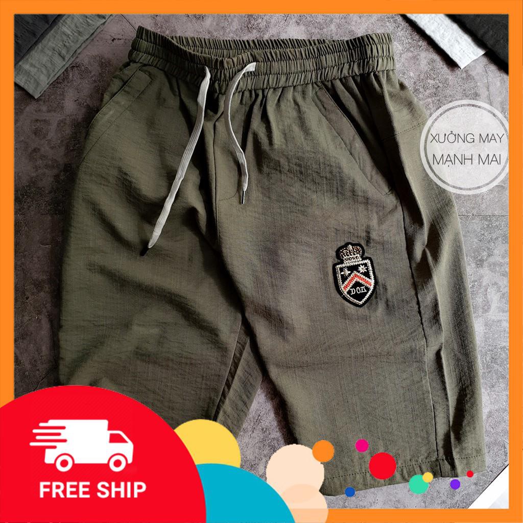 Quần cộc ngố thể thao nam logo thêu cao cấp thời trang phong cách trẻ trung năng động T14 HOT 2021 | BigBuy360 - bigbuy360.vn