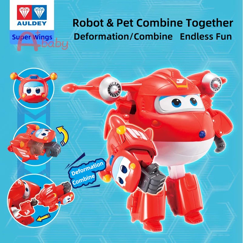 Super Wings AULDEY Đồ Chơi Mô Hình Máy Bay Chiến Đấu 15cm