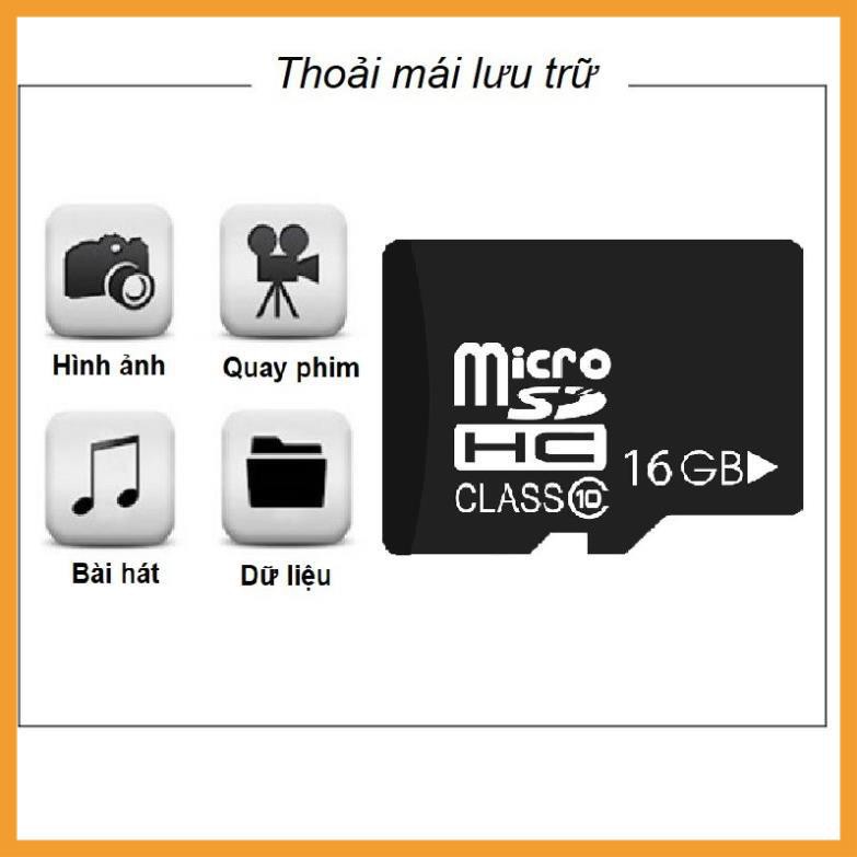 Thẻ nhớ ☢️MẠI DÔ☢️ 16G Class10 - tốc độ cao chuyện dụng cho Camera IP wifi, Smartphone, loa đài, BH 2 năm