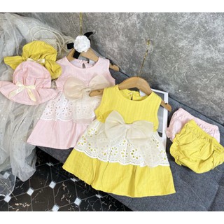 Set váy 3 chi tiết cho bé