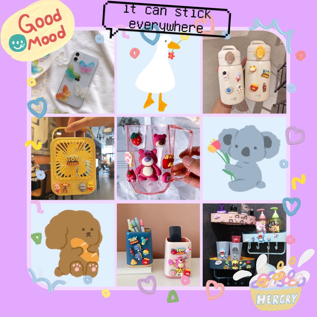 Bộ Miếng Dán Trang Trí Hình Chữ Thập Họa Tiết Sọc Chéo Dễ Thương DIY