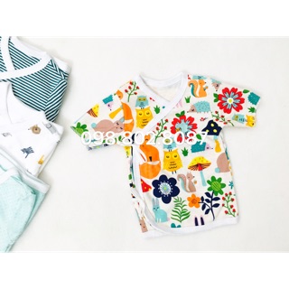 Áo sơ sinh Hotga tay ngắn - freesize bé dưới 6kg