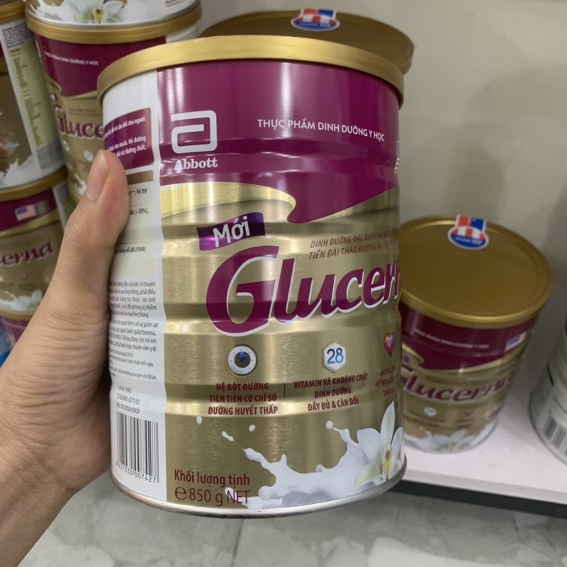 Sữa bột Glucerna dành cho người bị tiểu đường Abbott date xa