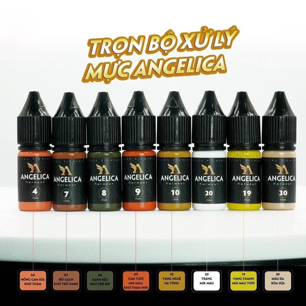 Mực xử lý ANGELICA tem đen lọ 10ml