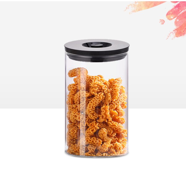 Lọ thủy tinh nắp PC đựng thực phẩm S116 1000mL - Hủ thực phẩm - Lọ thực phẩm bằng thủy tinh - Samahome Shop