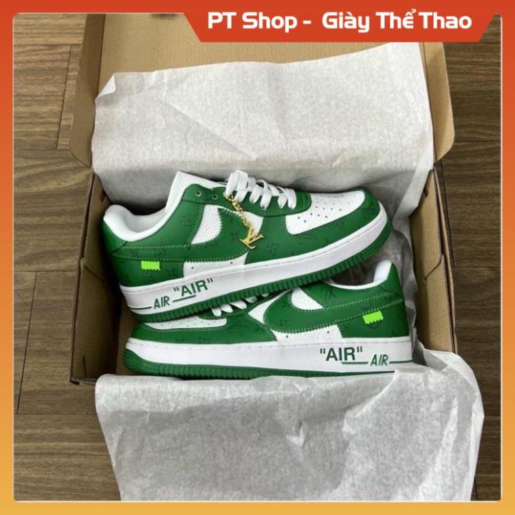 [FreeShip+ Hàng Xịn] Giày_Nike nam nữ, giày thể thao snearkes nam nữ LV xanh Fullsz, Fullbox Hot Trens học sinh