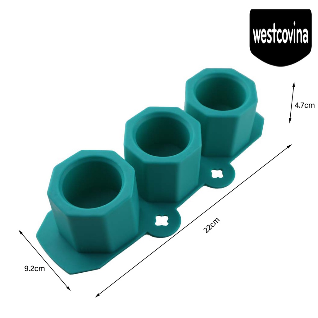 [Hot]☀ Khuôn Làm Đá 3 Ngăn Hình Chậu Hoa