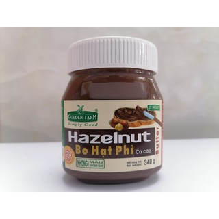 Bơ Hạt Phỉ CaCao Golden Farm 340g