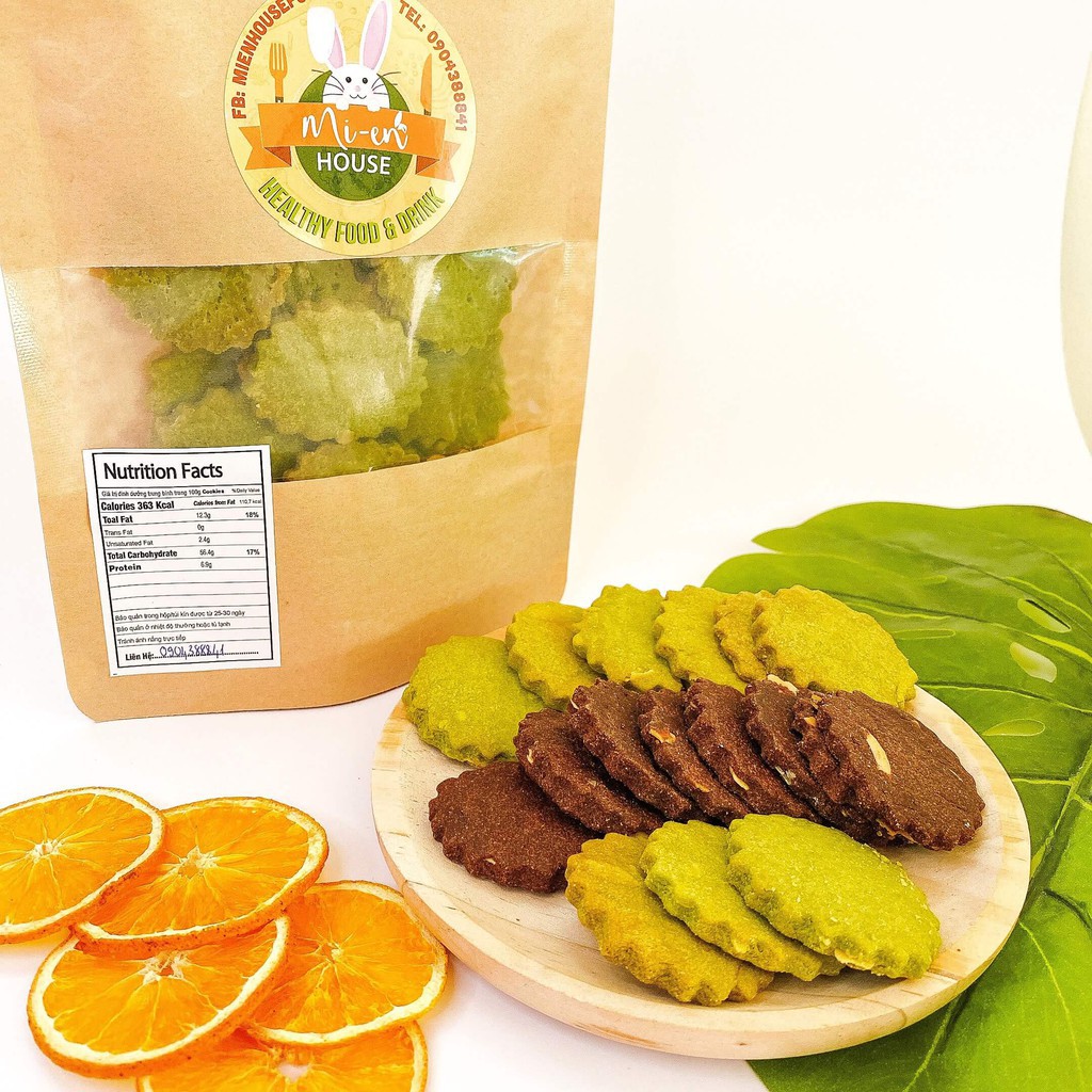 Bánh Cookie Cacao ăn kiêng không lo ngán, bánh yến mạch siêu ngon