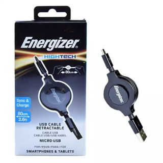 Cáp rút micro-usb energizer 80cm màu đen - c31ubretebk4
