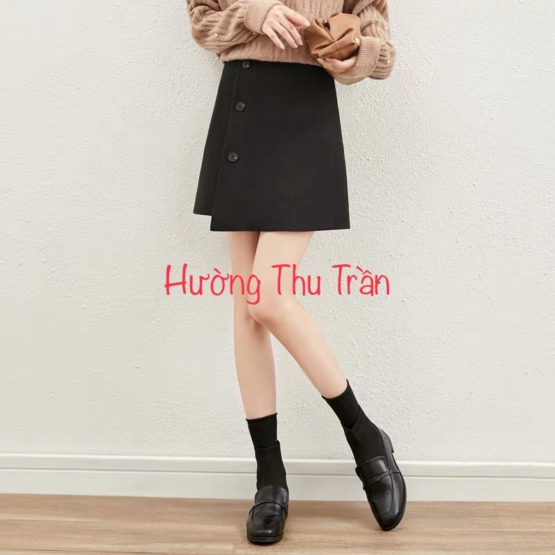 HOT Chân váy chữ a gấu lệch trẻ trung, chân váy công sở trên gối | BigBuy360 - bigbuy360.vn