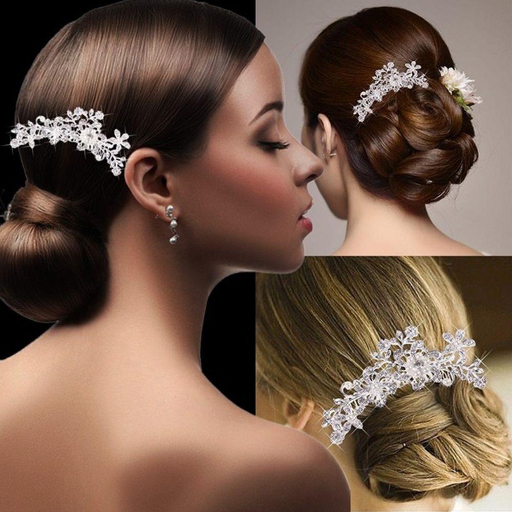 Lược Cài Tóc Hình Hoa Lá Xinh Xắn Cho Cô Dâu