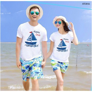 [MẪU MỚI SIÊU HOT]ÁO THUN ĐI BIỂN IN HỌA TIẾT CÁI THUYỀN VÀ CHỮ OCEON LOVE CỰC HOT ĐỦ MÀU ĐỦ SIZE - ATDB56
