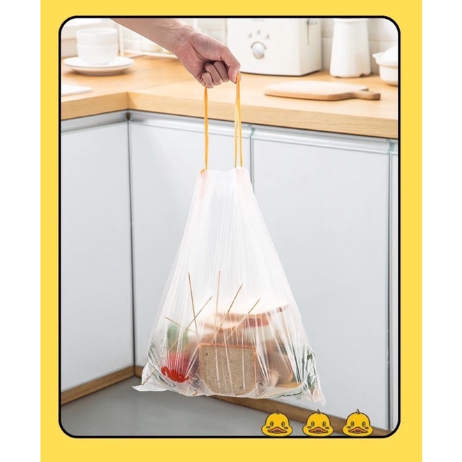 túi rác 6 cuộn 100cái kích thước 45cm X 60cm