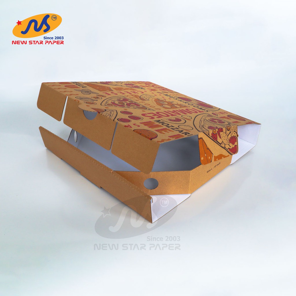 Size L - 32x32x5cm - Bó 10 hộp giấy pizza