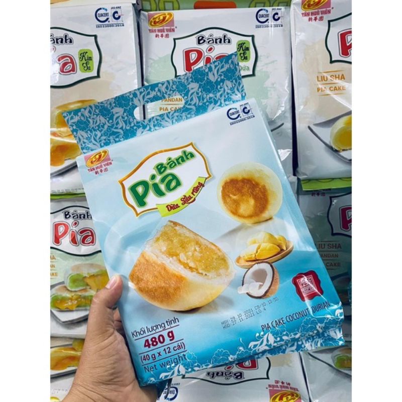 Bánh pía kim sa Tân Huê túi 12 bánh