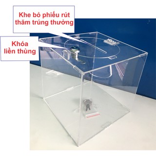Hòm Phiếu Rút Thăm 30x30x30cm - Dày 2mm