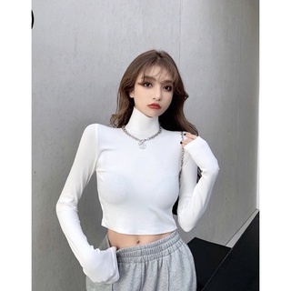 Áo cổ lọ tay dài
