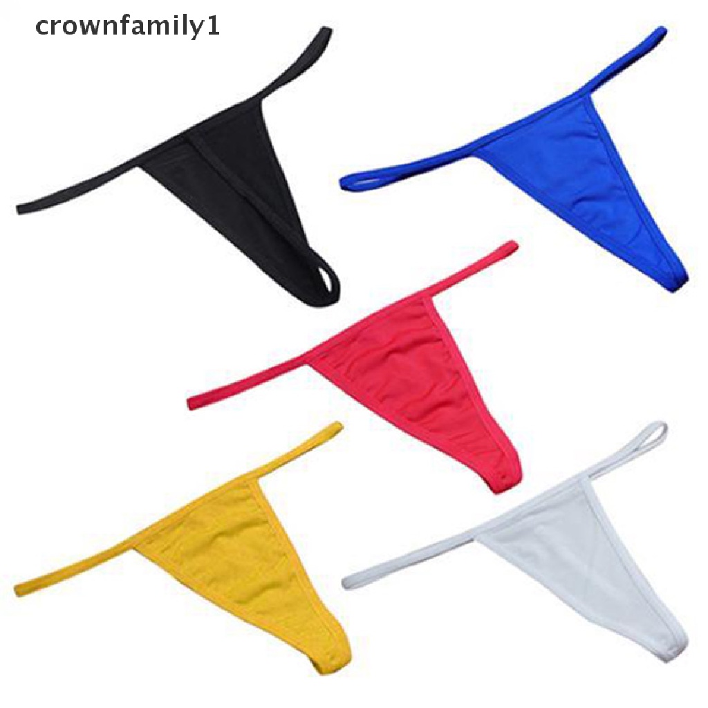 [crownfamily1] Quần Lót Lọt Khe Dây Chữ V Phối Ren Gợi Cảm Dành Cho Nữ Hot