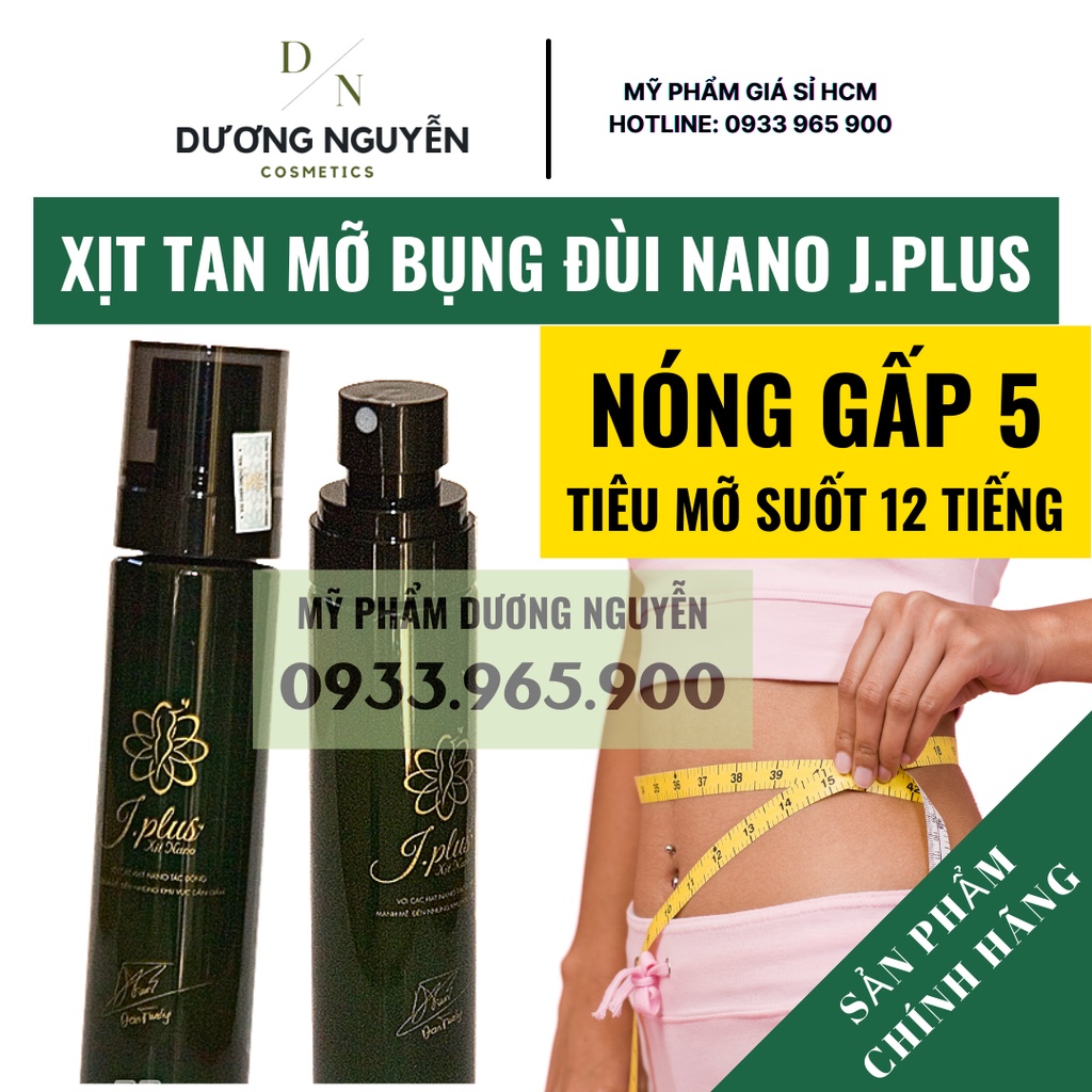 Xịt Giảm Mỡ Nano Đan Trường - Giảm Mỡ Bụng Đùi Bắp Tay Chân 100ml Chính Hãng