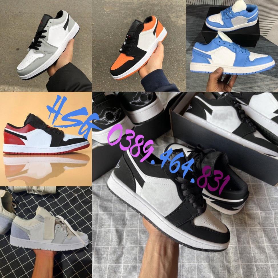 [Freeship+Box Bill] 𝐆𝐢𝐚̀𝐲 𝐉 𝐂ổ 𝐭𝐡𝐚̂́𝐩, Giày thể thao Jd1 thấp cổ đủ màu Full size nam nữ HSG | BigBuy360 - bigbuy360.vn