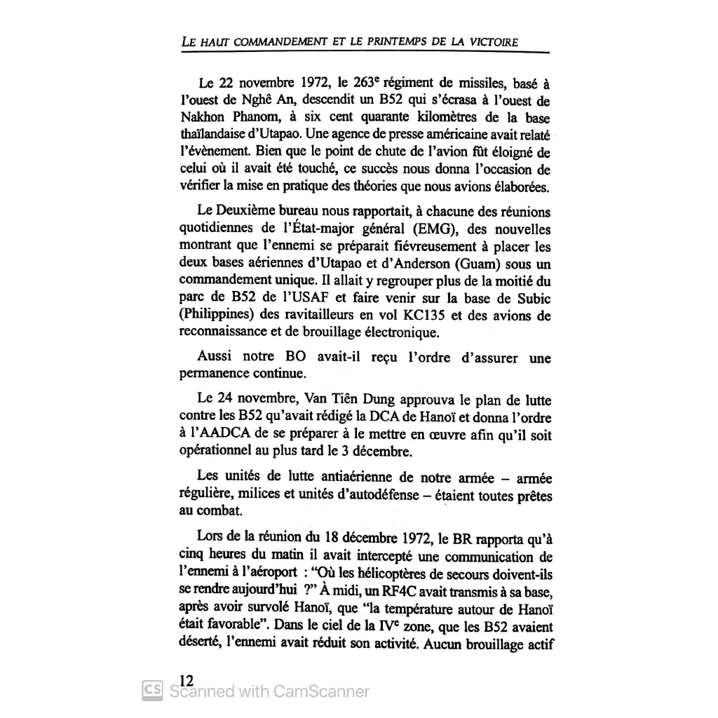 Sách - Général Vo Nguyen Giap la haut commandement et le printemps de la victoire