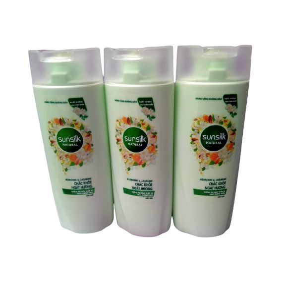 3 Chai Dầu gội Sunsilk Thiên Nhiên Chắc Khỏe Ngát Hương 70g