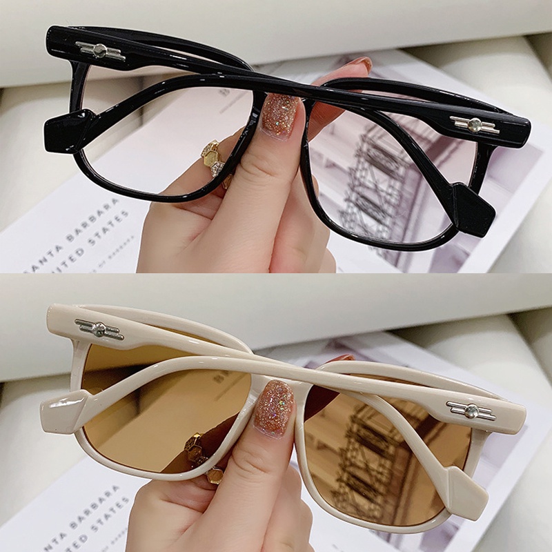 Kính râm mát nữ nam GM thời trang phong cách Hàn Quốc mới nhất chống tia UV gọng kính họa tiết 2 chấm cực xinh 244