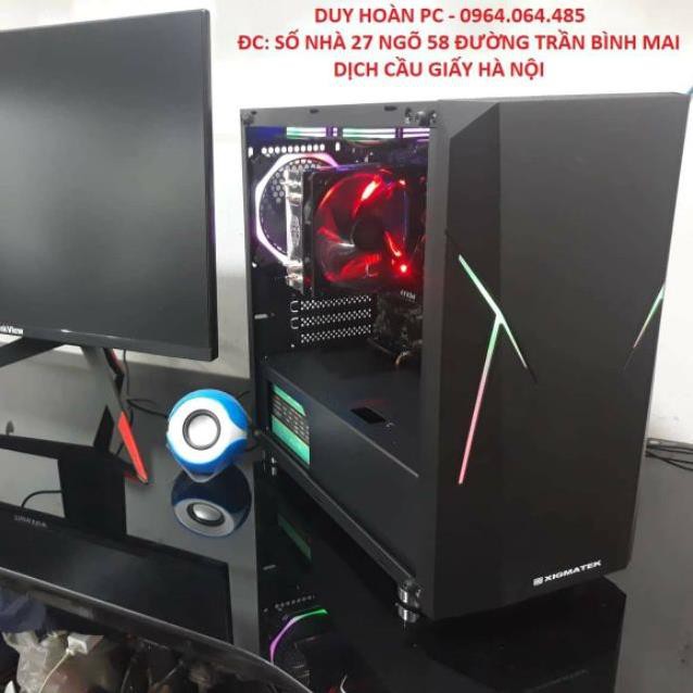 hàng chính hãng -  Bộ máy tính chơi PUBG,LiVe Stream,màn hình 27ivh ful viền 75Hz giá rẻ