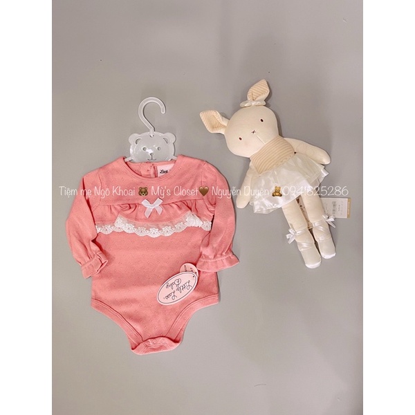 Body chip bé gái dài tay cánh tiên hàng xuất Pháp