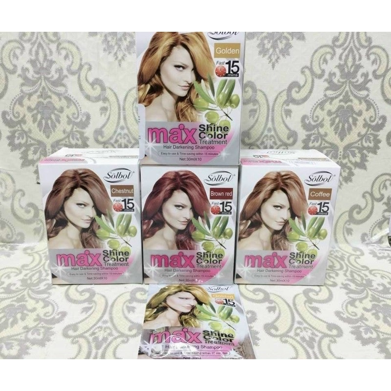 DẦU GỘI NHUỘM LÀ NÂU THẢO DƯỢC BOLSA - SOLBOL