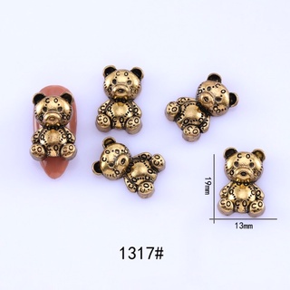 Phụ kiện nail charm gấu đồng , nơ , ong gắn móng tay