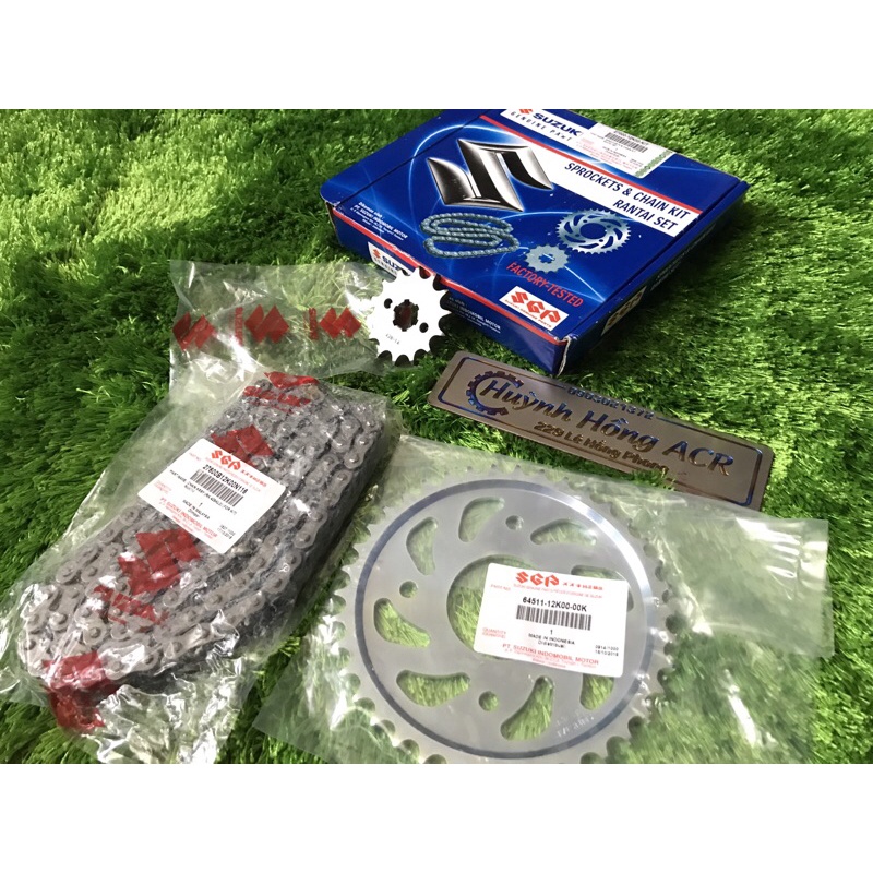 Combo Bộ nhông sên dĩa Zin Satria fi/Raider fi