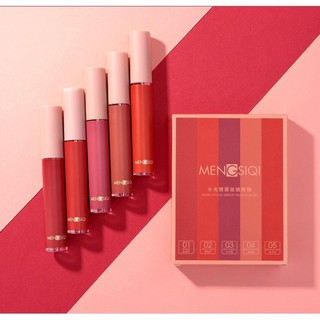 MS0004 Set 5 son kem MENGSIQI siêu mịn môi