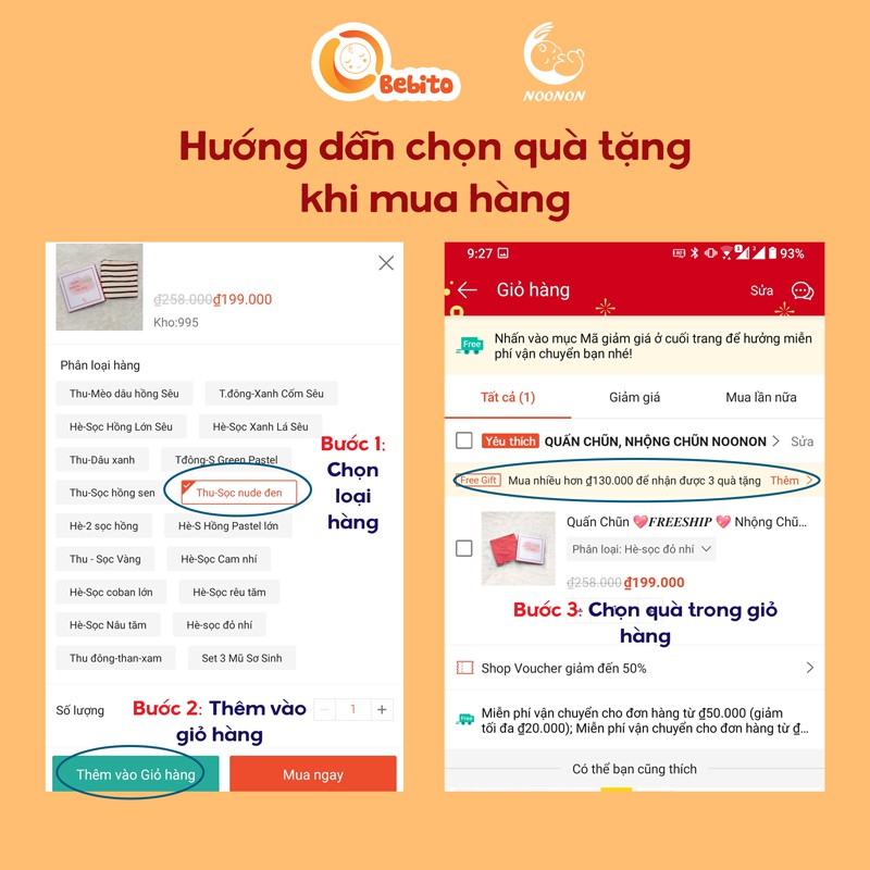 Nhộng Chũn Cộc Hở Chân NOONON Cho Mùa Hè Giúp Bé Mát Mẻ Ngủ Ngon- Mã NCC03