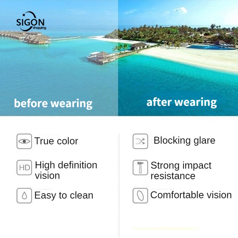 Gm Kính Mát Gọng Vuông Chống Lóa Thời Trang Cho Cặp Đôi